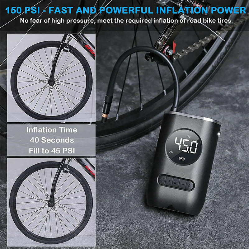 Smart Wireless 150psi Car & Bicycle Tyre Inflator